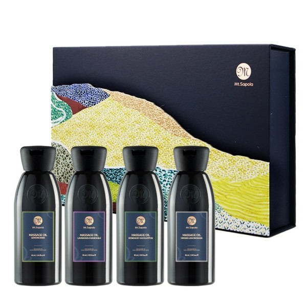 Paper Box with 4x65ml Massage Oils
